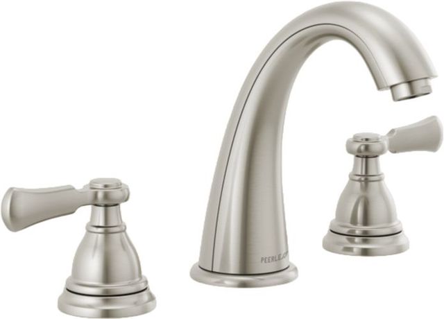 Peerless Elmhurst® Brushed Nickel 2-Handle Widespread Bathroom Faucet-0