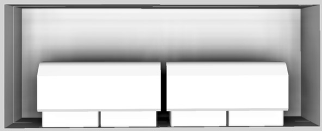 Vent-A-Hood® 54" White Contemporary Wall Mounted Range Hood-3