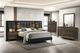 Furniture of America® Chalfont 4-Piece Dark Brown Queen Bedroom Set with Panels-0