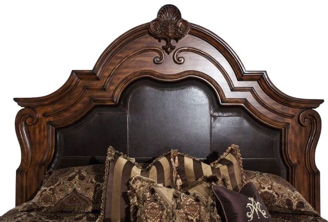 Michael Amini® Tuscano Melange Queen Mansion Panel Bed-3