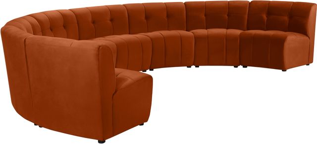 Meridian Furniture Limitless 8-Piece Cognac Modular Sectional-1