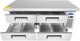 Atosa® 12.1 Cu. Ft. Stainless Steel Commercial Refrigerated Chef Base-1