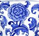 A & B Home Ren Blue/White Decorative Bowl-4