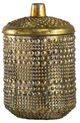 A & B Home Bronze Large Round Textured Soy Wax Candle-1