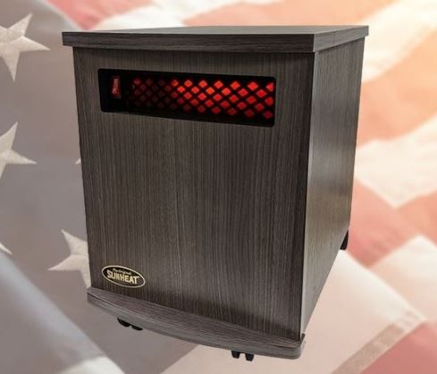 Sunheat® 13" Charcoal Walnut Infrared Heater -1