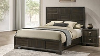 New Classic® Home Furnishings Langston 4-Piece Espresso California King Panel Bedroom Set -1