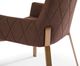 VIG Furniture Modrest Robin Brass/Brown Dining Chair-2