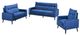 Mazin Furniture Veronica Blue Loveseat-1