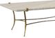 Furniture Classics Adelaide Cream/Gray Coffee Table with Gold Base-1