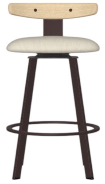 Amisco Customizable Asher Swivel Counter Stool-1