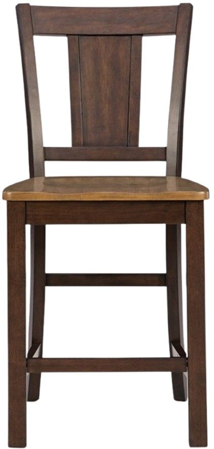 Signature Design by Ashley® Anixburg Dark Brown/Light Brown Bar Stool-1