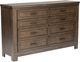 Liberty Furniture Thornwood Hills 4-Piece Rock Beaten Brown Queen 2-Sided Storage Panel Bedroom Set with Chest-3