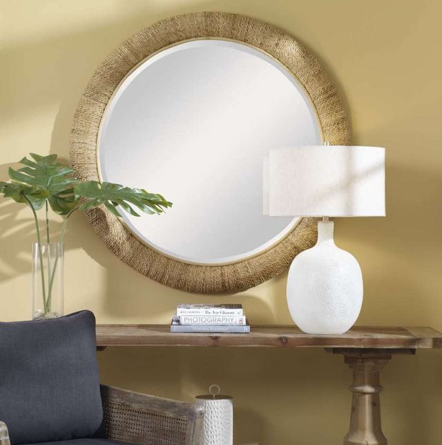 Uttermost® Mariner Natural Round Mirror-1