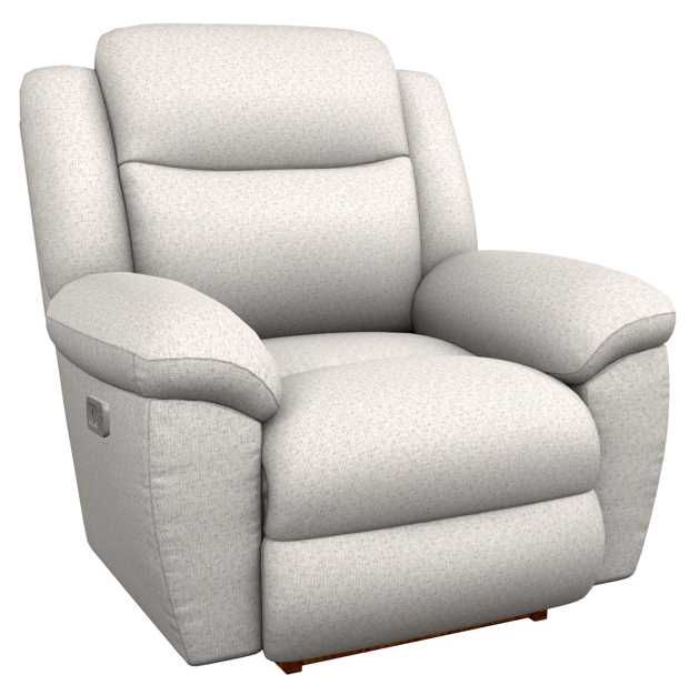La-Z-Boy® Joel Chalk Power Rocking Recliner with Headrest-0
