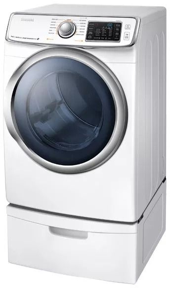 Samsung 7.5 Cu. Ft. White Electric Dryer-3