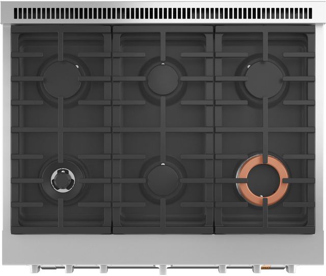 Café™ 36" Stainless Steel Pro Style Dual Fuel Range-9