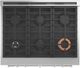 Café™ 36" Stainless Steel Pro Style Dual Fuel Range with 6 Burners-3
