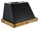 FORNO® Vittorio 36" Black Wall Mounted Range Hood-3