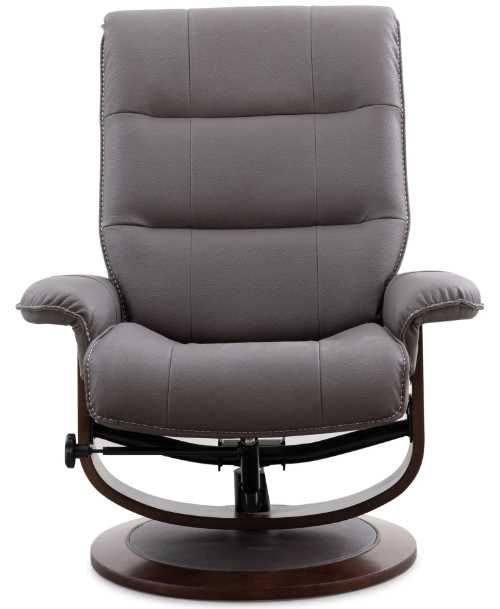 Parker House® Knight 2-Piece Haze Swivel Chair and Ottoman Set-2