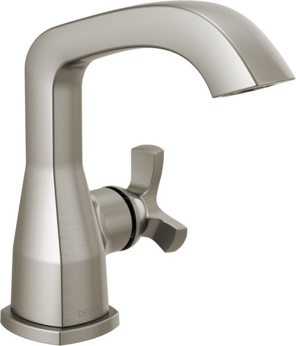 Delta Stryke® Lumicoat® Stainless Single Handle Bathroom Faucet-0