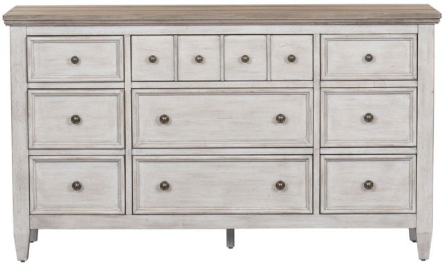 Liberty Furniture Heartland Antique White/Tobacco Dresser-2