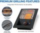 Napoleon OASIS® 700 Series 32" Matte Black Built-In Liquid Propane Outdoor Kitchen Kit with Stainless Steel Countertops-4
