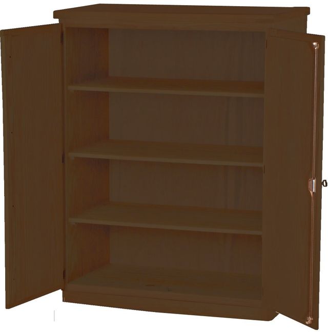 Crate Designs™ Furniture Brindle Lacquer Top Small Shelf Armoire-0
