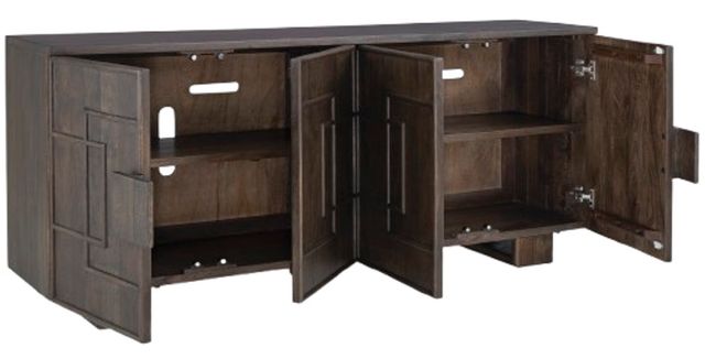 Signature Design by Ashley® Cato Dark Brown Accent Cabinet-2