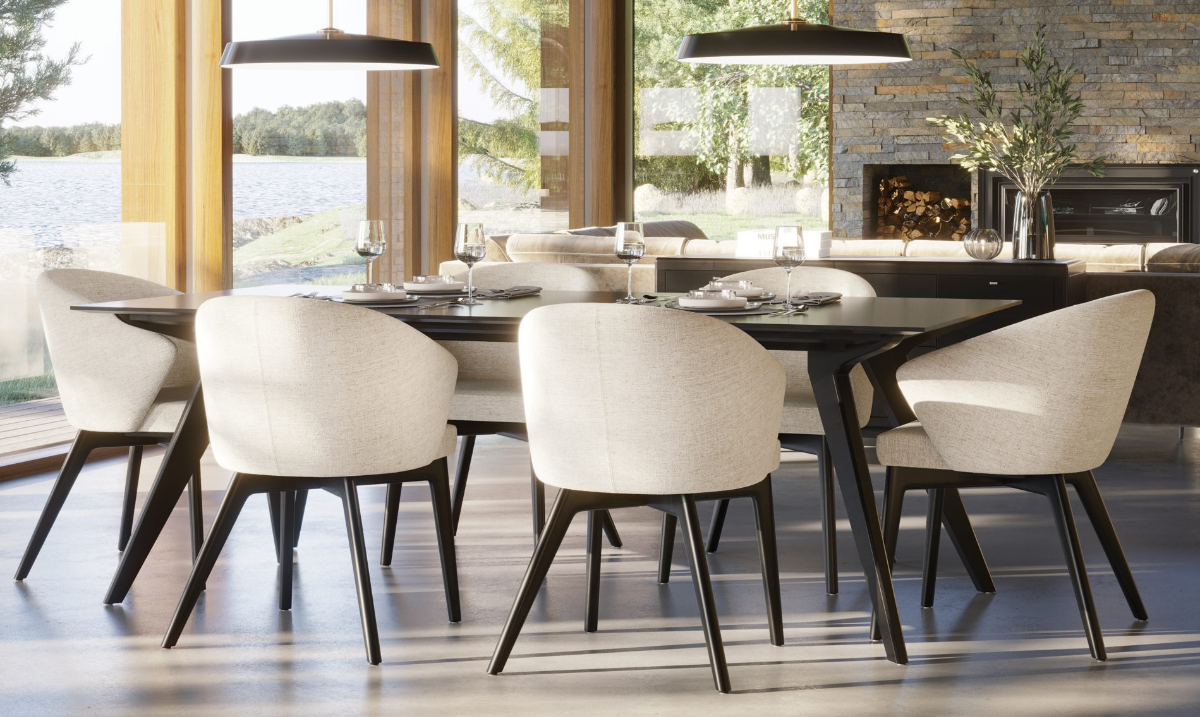 Canadel 7 Piece Dining Room Downtown Collection