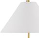 Currey & Company Ippolito Antique Brass/Natural Console Lamp-3