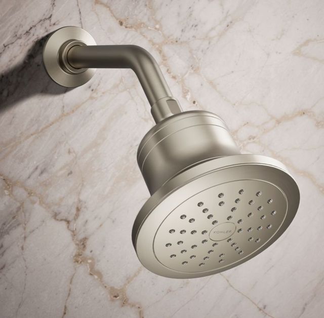 KOHLER® Cinq® Vibrant Brushed Nickel 2.5 GPM Round Single-Function Filtered Showerhead-1