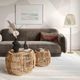 TOV Furniture Azrina 2-Piece Natural Rattan Nesting Table Set-1