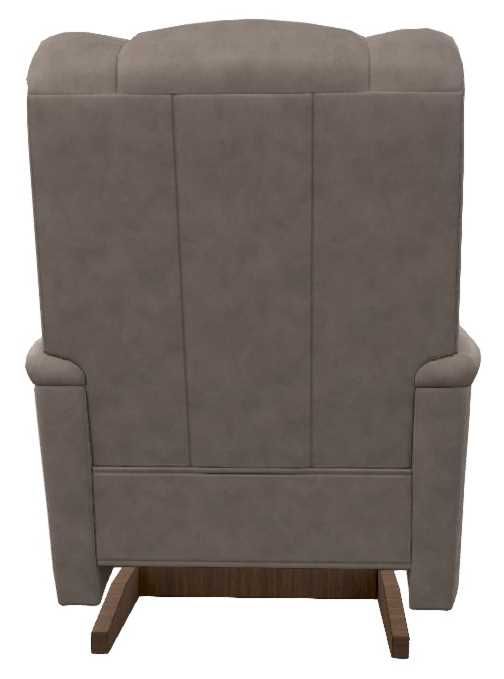 La-Z-Boy® Pinnacle Stone Leather Power Rocking Recliner with Headrest and Lumbar-3
