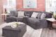 Jackson Furniture Mammoth 3-Piece Smoke Sectional Sofa Set-3