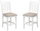 HH2 Home Bayberry 2-Piece Cream/White Counter Stool Set-0