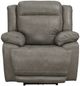 Bassett® Furniture Club Level Evo Pewter Leather Wallsaver Power Recliner -1