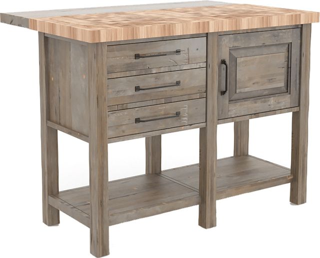 Canadel Champlain Shadow Washed Kitchen Island-0