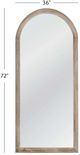 Bassett Mirror Bay Natural Whitewash Floor Mirror-3
