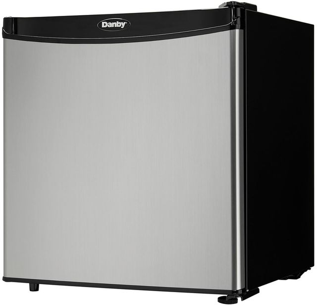 Danby® 18" 1.6 Cu. Ft. Stainless Steel Look Compact Refrigerator -3