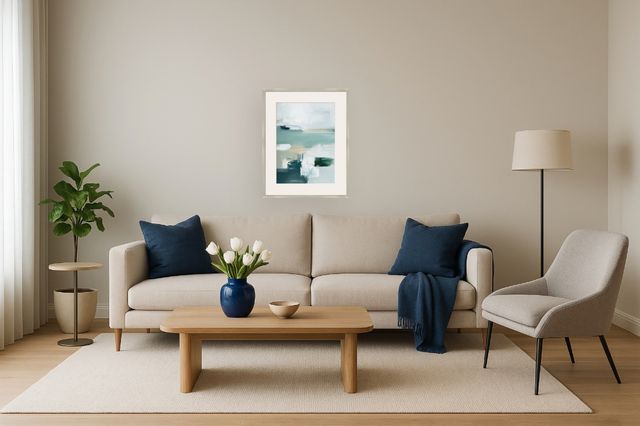 Classy Living Chill Tranquil Horizons I Wall Art-1