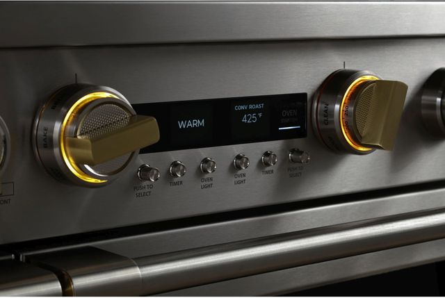 Monogram® Statement Collection 48" Stainless Steel Pro Style Slide In Dual Fuel Natural Gas Range-6