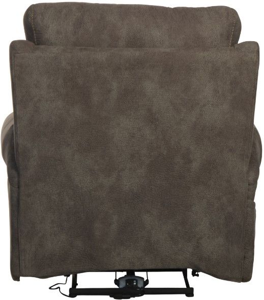 Catnapper® Tranquility Pewter Power Lay Flat Recliner-2