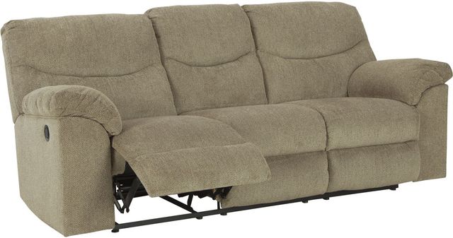 Signature Design by Ashley® Alphons Briar Manual Reclining Sofa-1