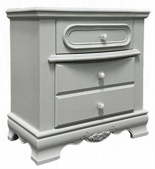 ACME Furniture Flora Gray Nightstand-0