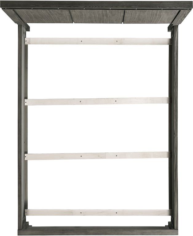 Elements International Wade Gray Queen Panel Bed-2