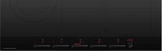 Fisher & Paykel Series 9 36" Black Glass Induction Cooktop-1