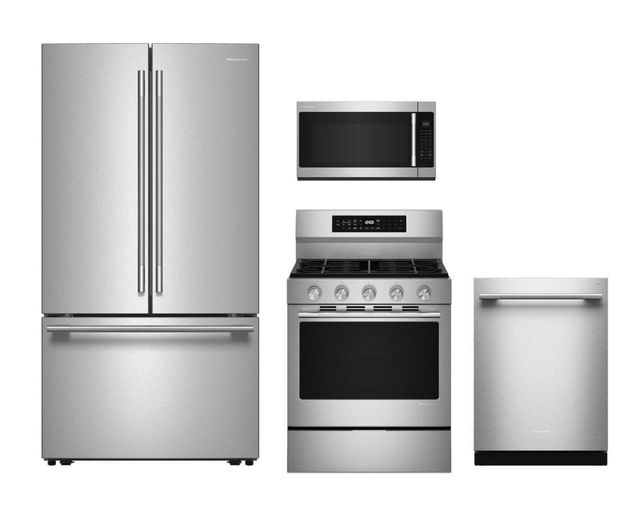 KitchenAid® 4 Piece Stainless Steel Kitchen Package-0