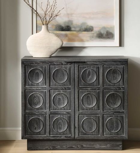 Uttermost® Shelby Ebony Stained Cabinet-1