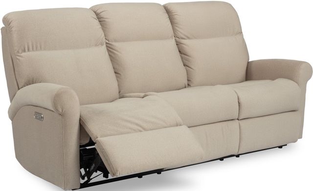 Flexsteel® Davis Power Reclining Sofa with Power Headrests-1