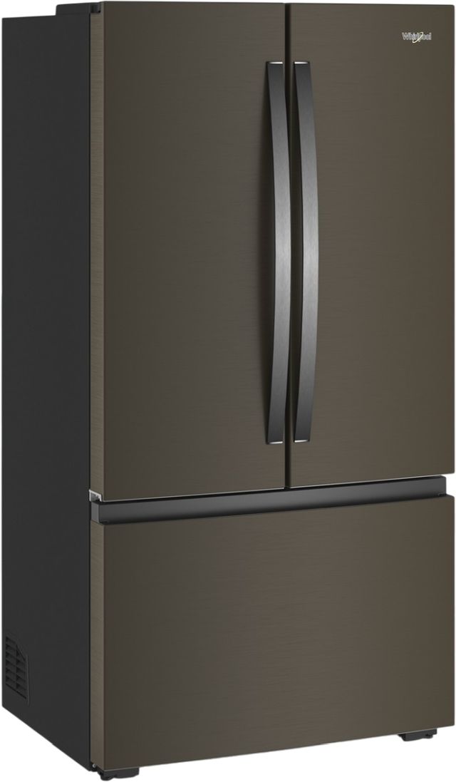 Whirlpool® 36" 24.3 Cu. Ft. Black Stainless Steel Counter Depth French Door Refrigerator-1